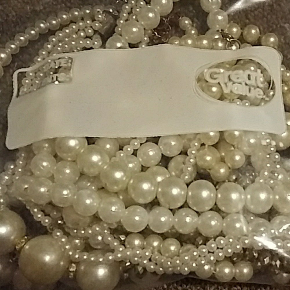 Faux pearls